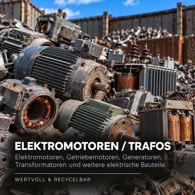 Elektromotoren und Trafos ankaufen in Leipzig – Motoren, Generatoren, Transformatoren